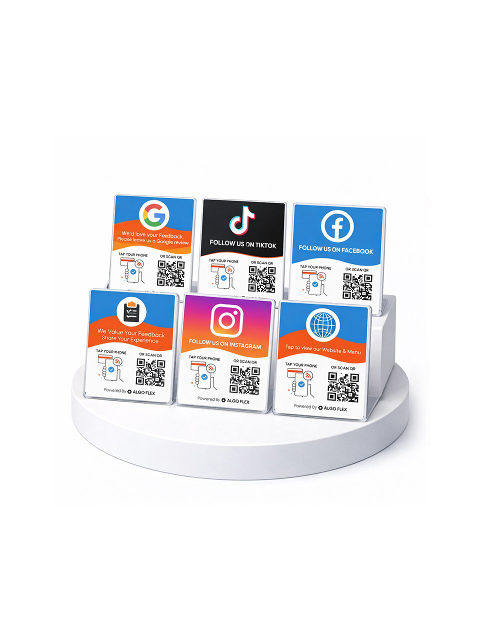 All Social Media Acrylic Plate