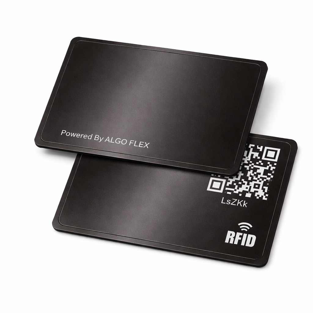 Metallic Black Business Card