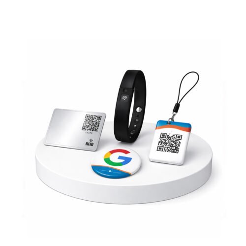 Business Card Metal + Wristband + Phone Tag + Key Fob algo flex