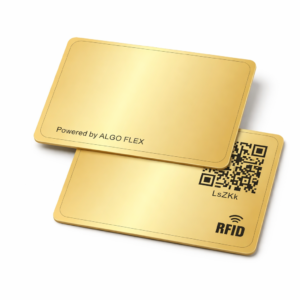 Metallic Gold Business Card