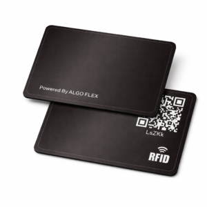 Metallic Black Matte Business Card