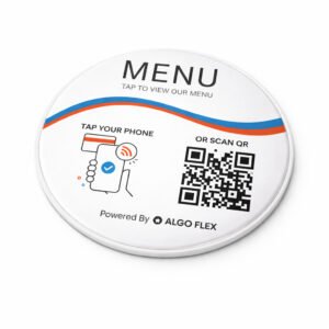 Menu Circle Table Sticker