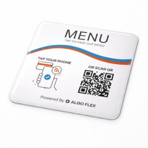 Menu Square Table Stickers
