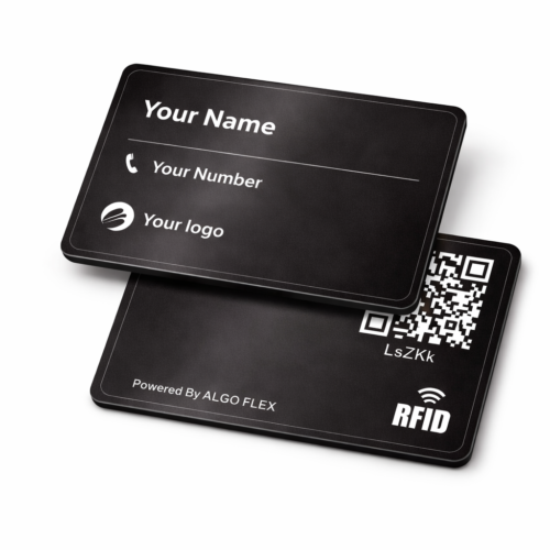 PVC Black business card