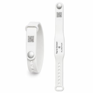 White Wrist Band Business Card