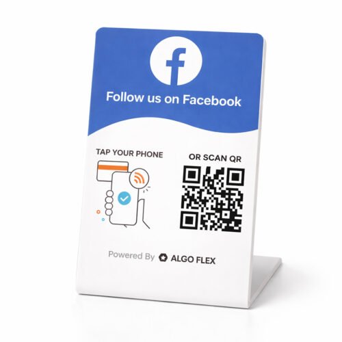 facebook stand plate business card size algo flex