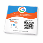 Google Review Square Plate