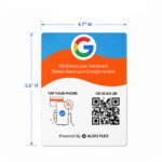 Google Review Stand Plate large size