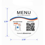 Menu Circle Table Sticker