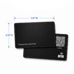 Metallic Black Matte Business Card