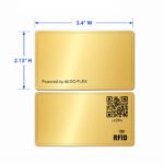 Metallic Gold Business Card